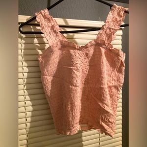 Pink halter top